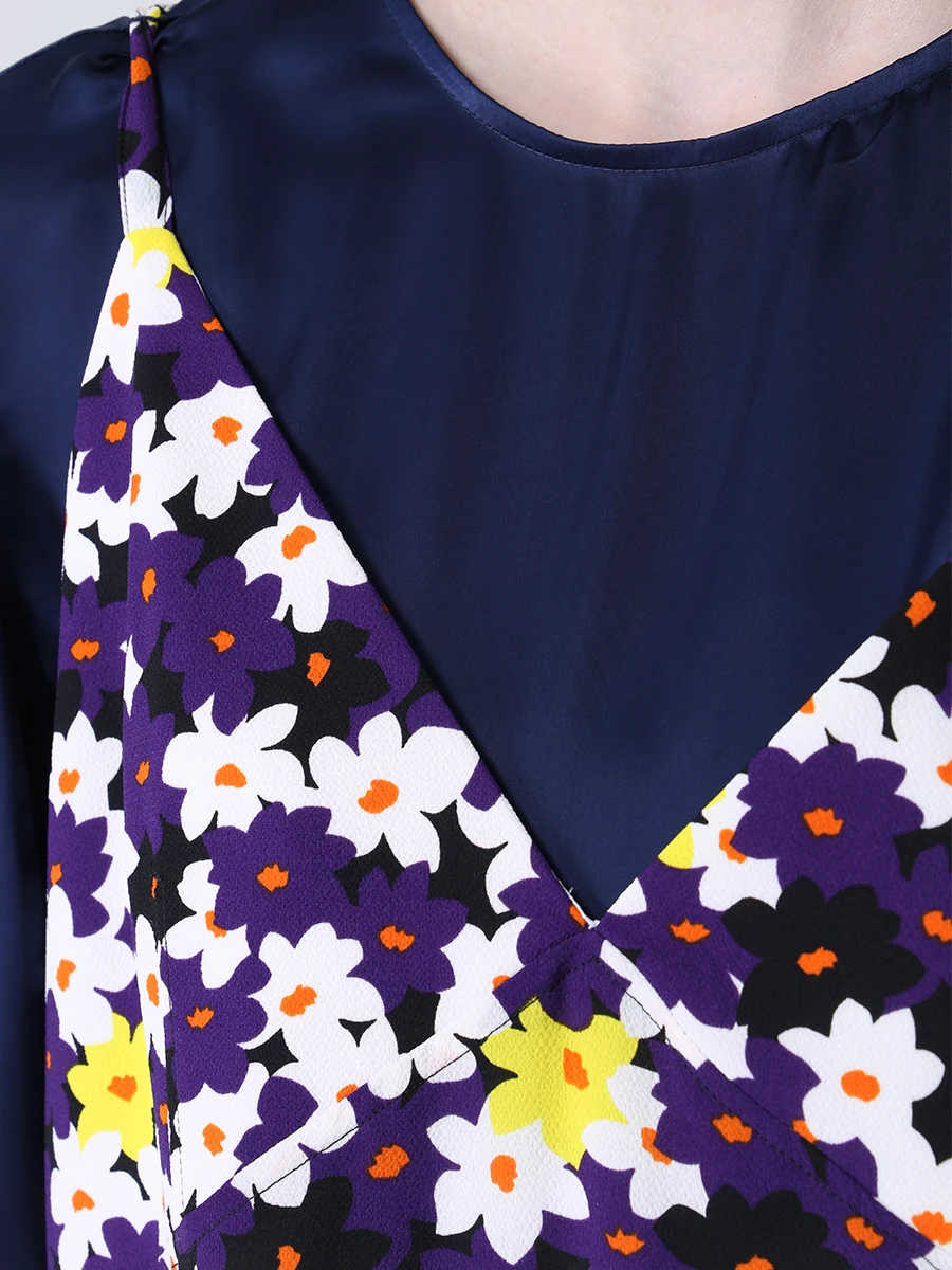Платье с принтом KENZO f852ro03453g purple Синий  Фото 5