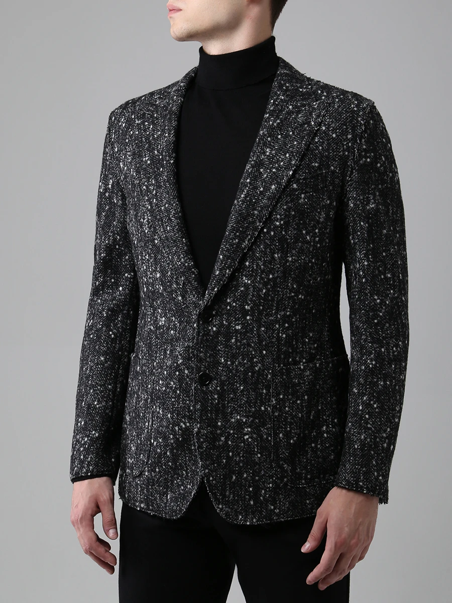 Пиджак шерстяной DOLCE & GABBANA G2MB7T FCMCI S8030 Серый  Фото 4