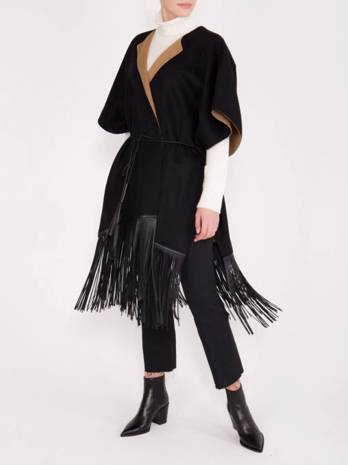 Укороченные джинсы SAINT LAURENT 543074 YF869 1080 Черный  Фото 2
