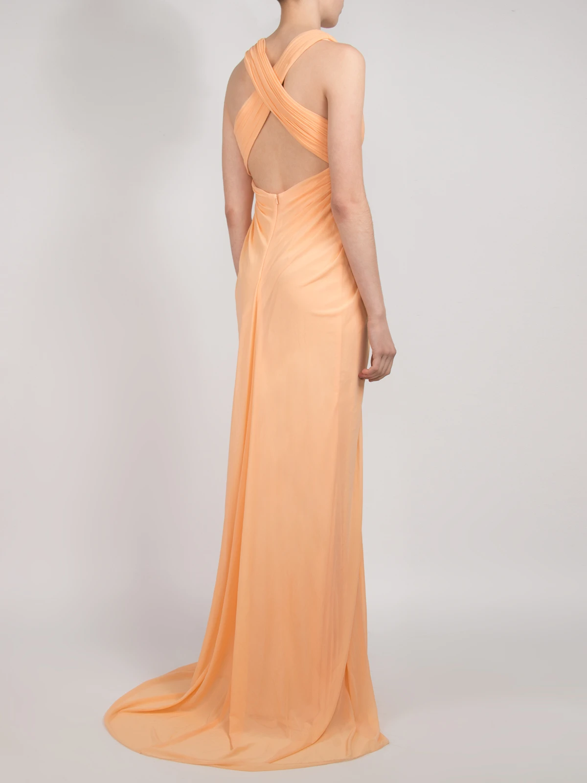 Вечернее платье FOREVER UNIQUE ab1503 lowri peach Оранжевый  Фото 3