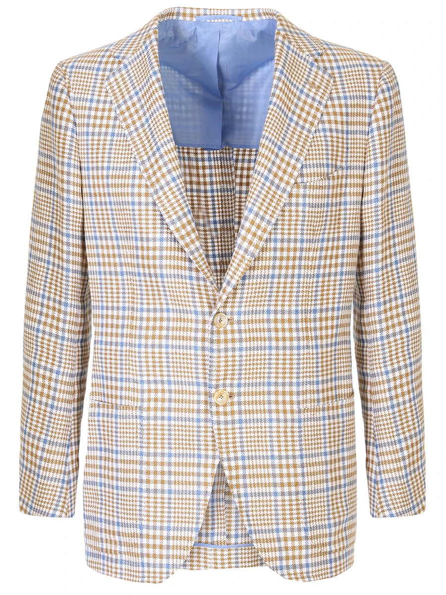 

Льняной пиджак, Голубой, guk25 s18la02 n11 7r