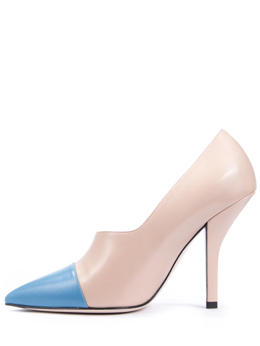 Кожаные туфли FENDI 8t6700 a15x f1135 Бежевый  Фото 3