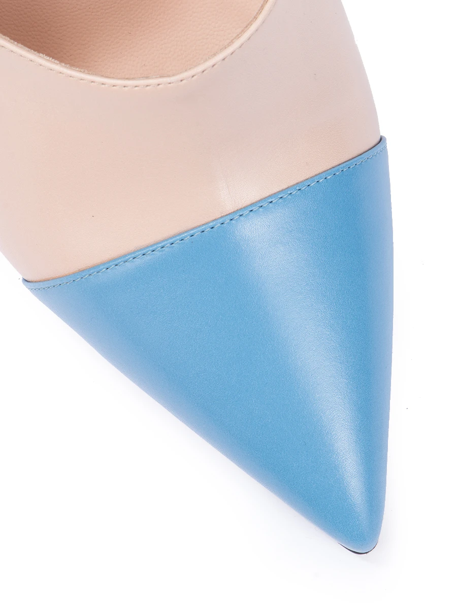 Кожаные туфли FENDI 8t6700 a15x f1135 Бежевый  Фото 5