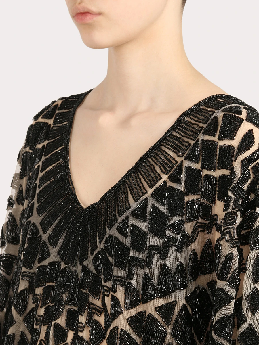 Платье с пайетками FOREVER UNIQUE ab2902 sharla black Черный  Фото 5