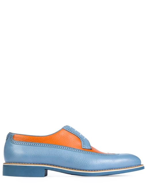 

Кожаные дерби, Голубой, 0q533/biss orange alce