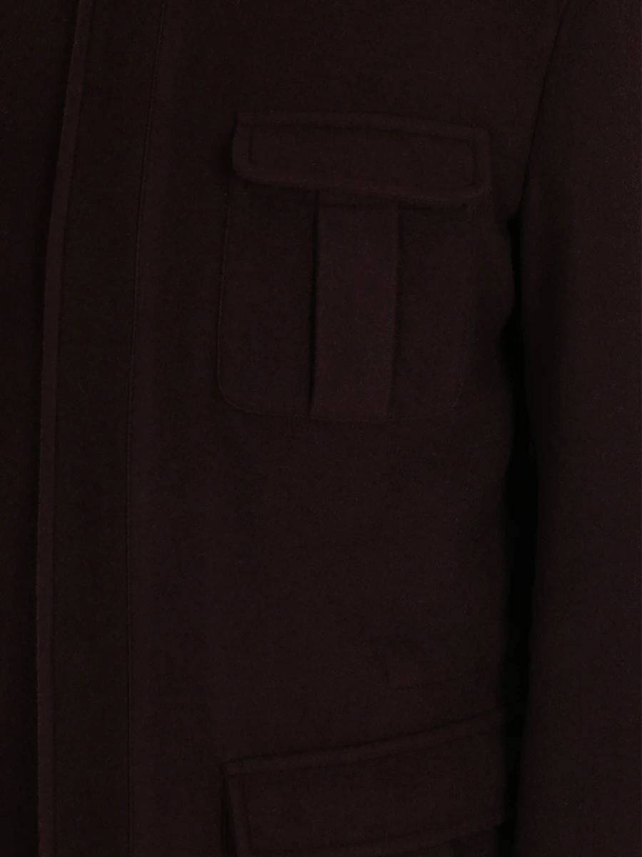 Пальто кашемировое KITON UW0628V03S07060000 Бордовый  Фото 5