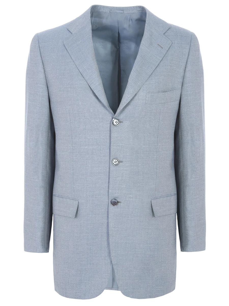 Пиджак классический KITON UG896F7001 Голубой 
