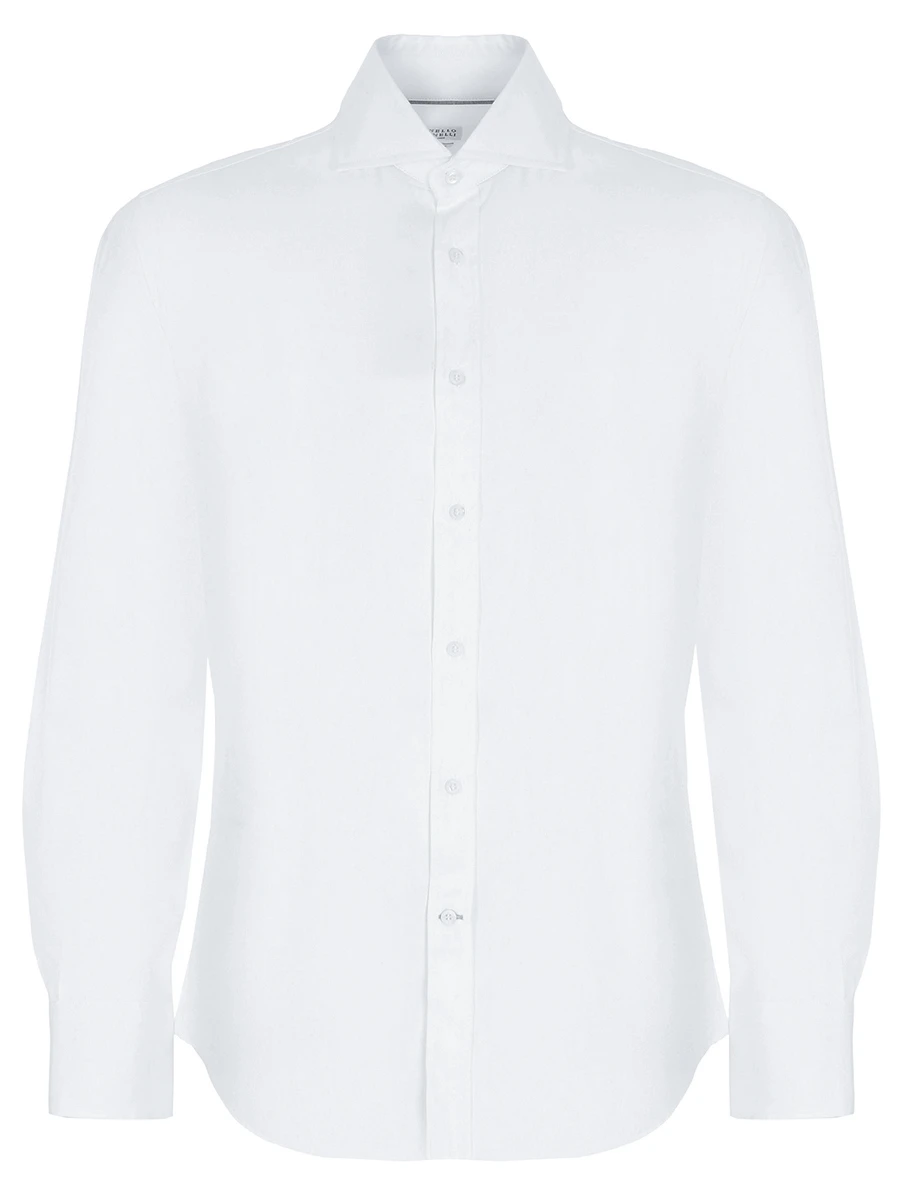 

Рубашка slim fit хлопковая, Белый, ML6821718 C001