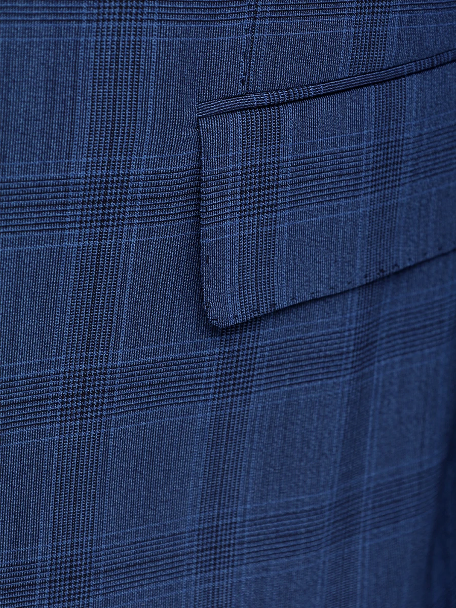 Костюм шерстяной STILE LATINO 1SWA08/B20 Синий Голубой Клетка Клетка  Фото 6