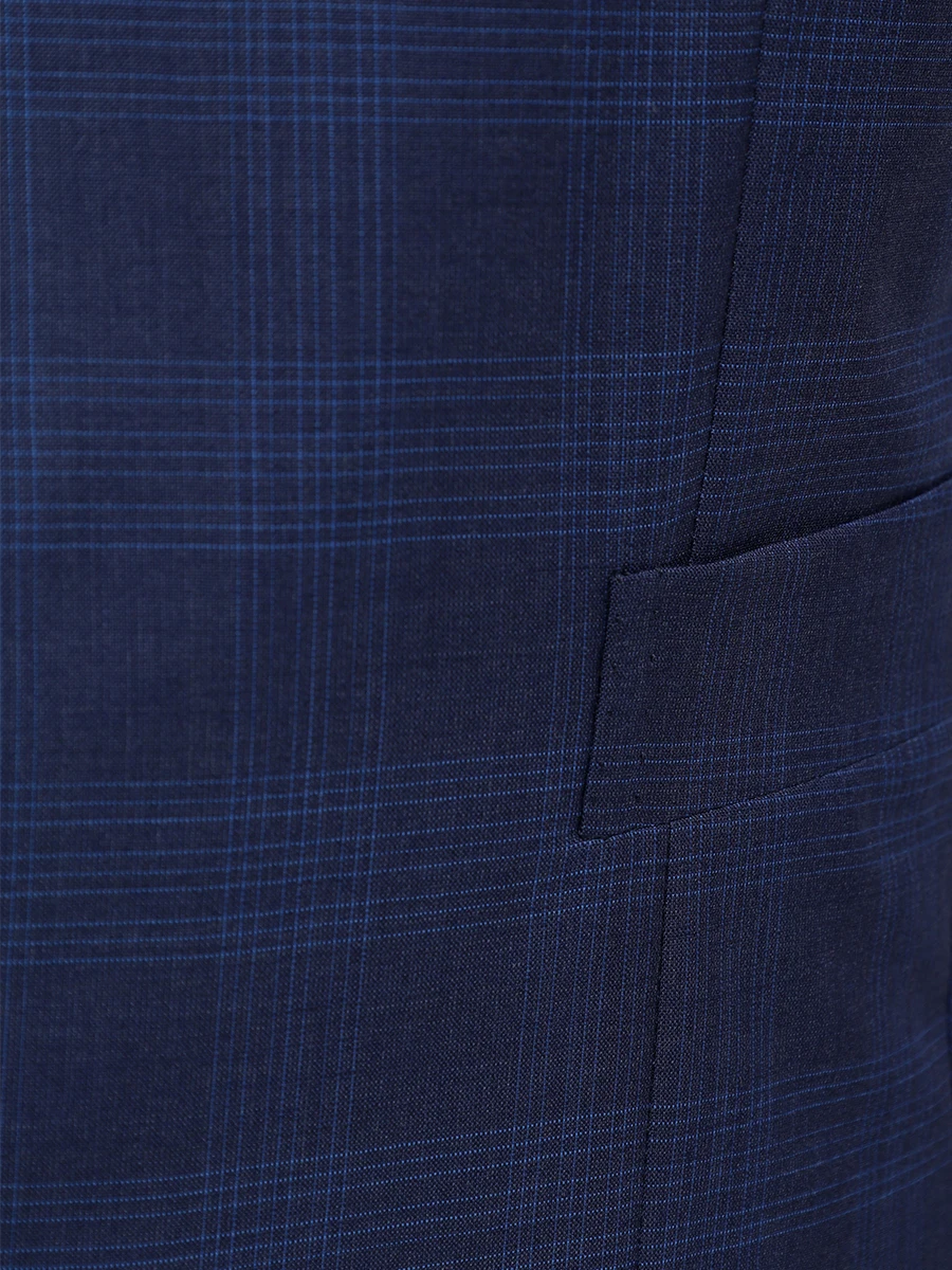 Костюм-тройка шерстяной KITON uagl89k01x2024000 l07 /size51 Синий  Фото 8