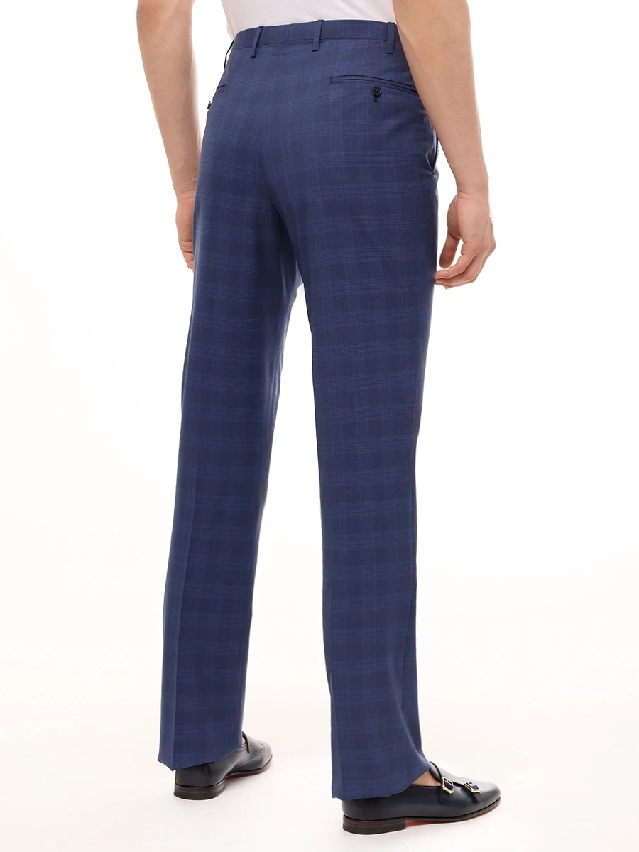 Костюм-тройка шерстяной KITON uagl89k01x2024000 l07 /size51 Синий  Фото 9
