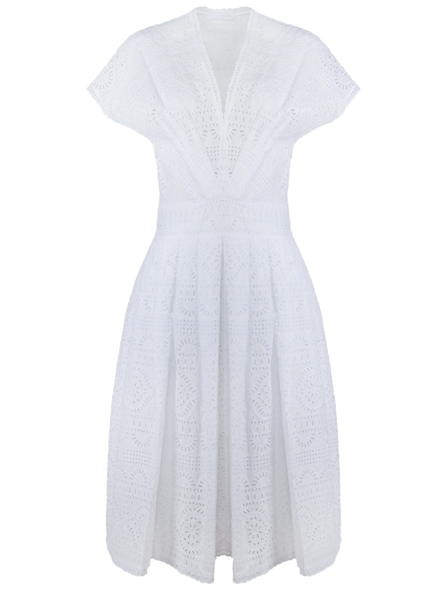 Хлопковое платье ERMANNO SCERVINO