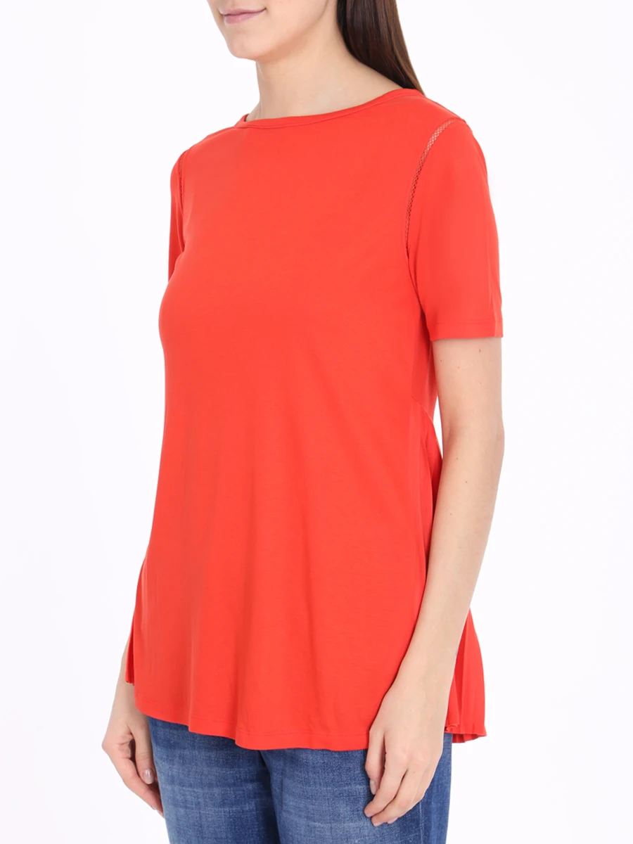 Топ с плиссировкой BOSS 50330632/622/ Красный Красный  Фото 4