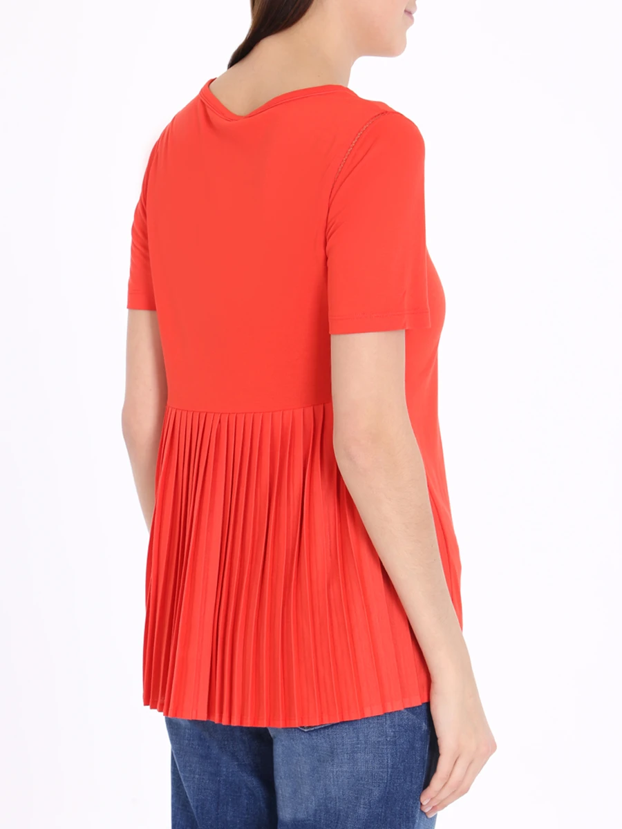 Топ с плиссировкой BOSS 50330632/622/ Красный Красный  Фото 3