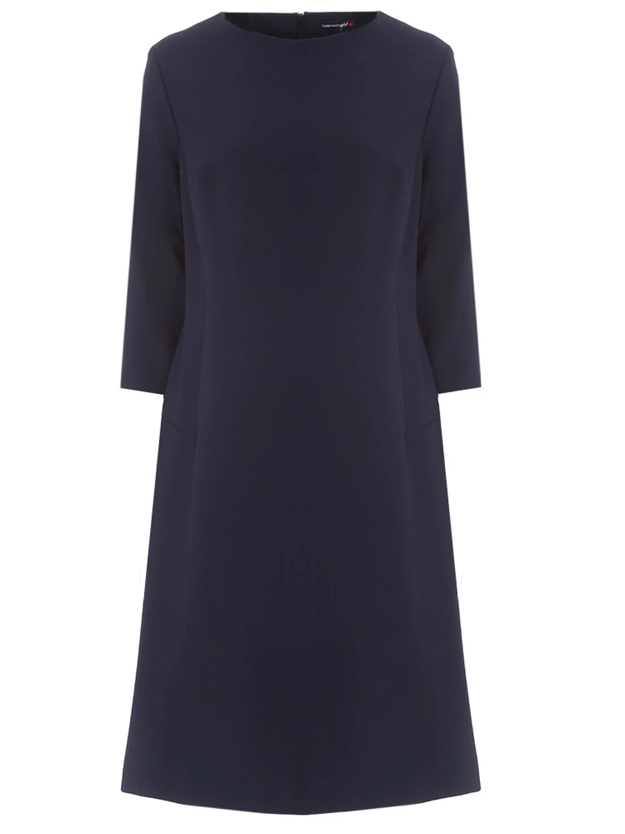 

Платье трикотажное, Синий, 2D008/5027.403/W18 т. Синий