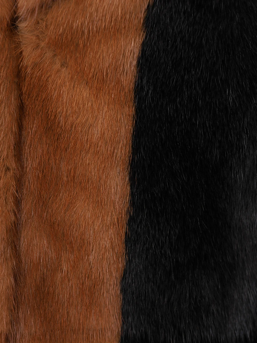 Шуба норковая FENDI FNF21F A3UE F041O Черный  Фото 6