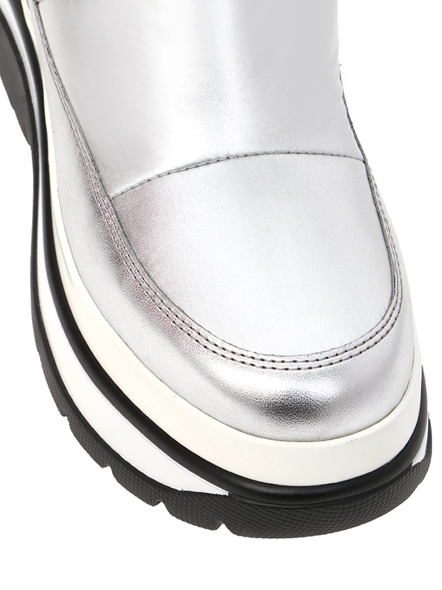 Сапоги-дутики MICHAEL MICHAEL KORS 40F9GMFE1M Серебряный  Фото 5