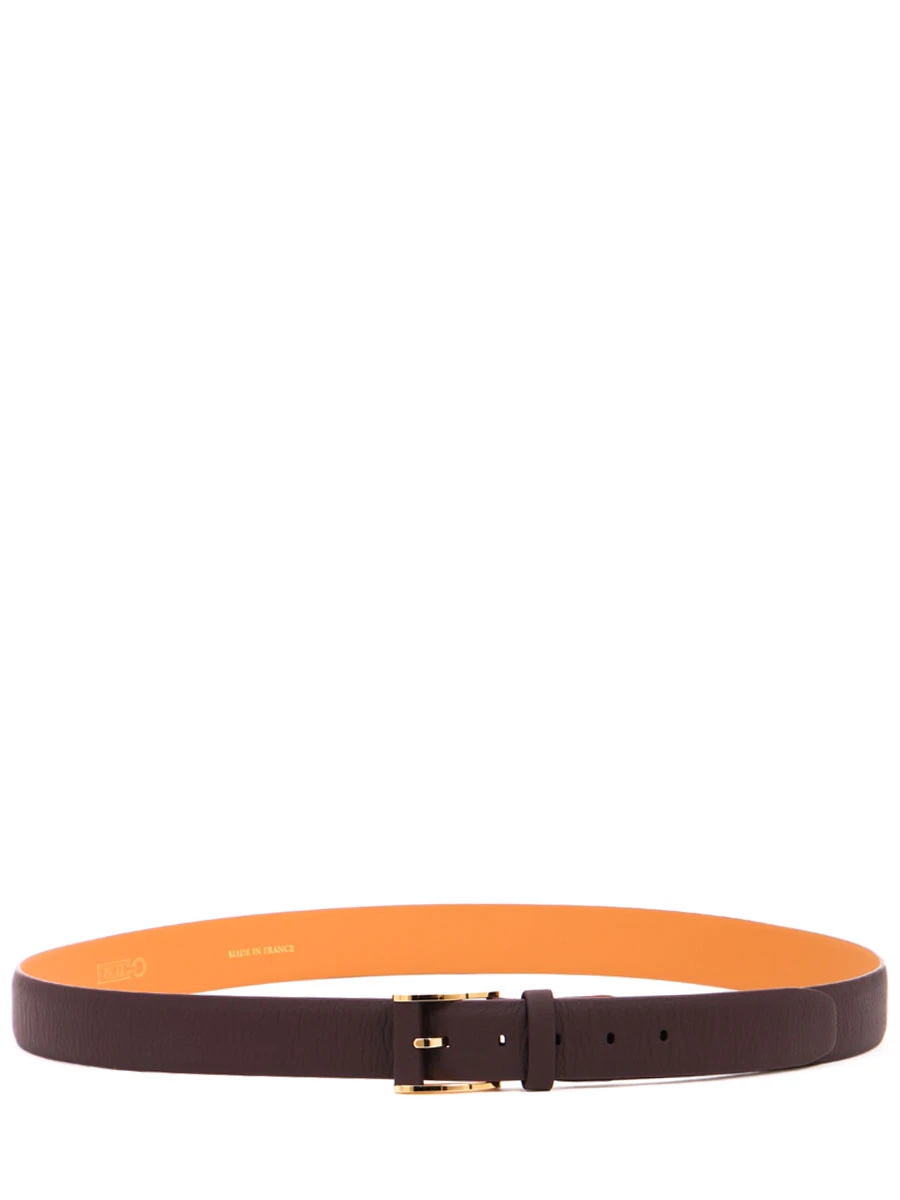 Ремень кожаный ZILLI MJL-CLAQD-01947/0137/085/D Бордовый  Фото 2