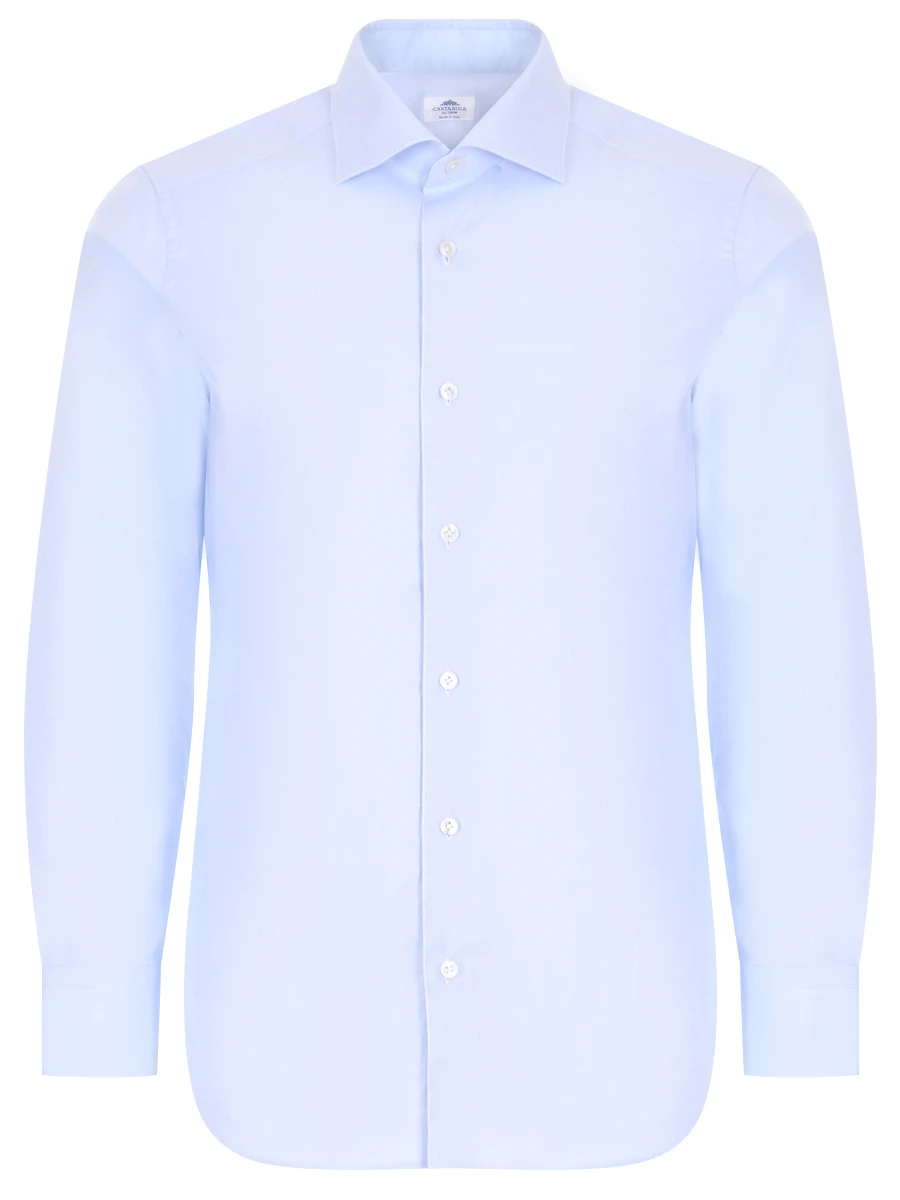 Рубашка regular fit хлопковая CASTANGIA N-BOR15B 44091 202, размер 50, цвет голубой - фото 1