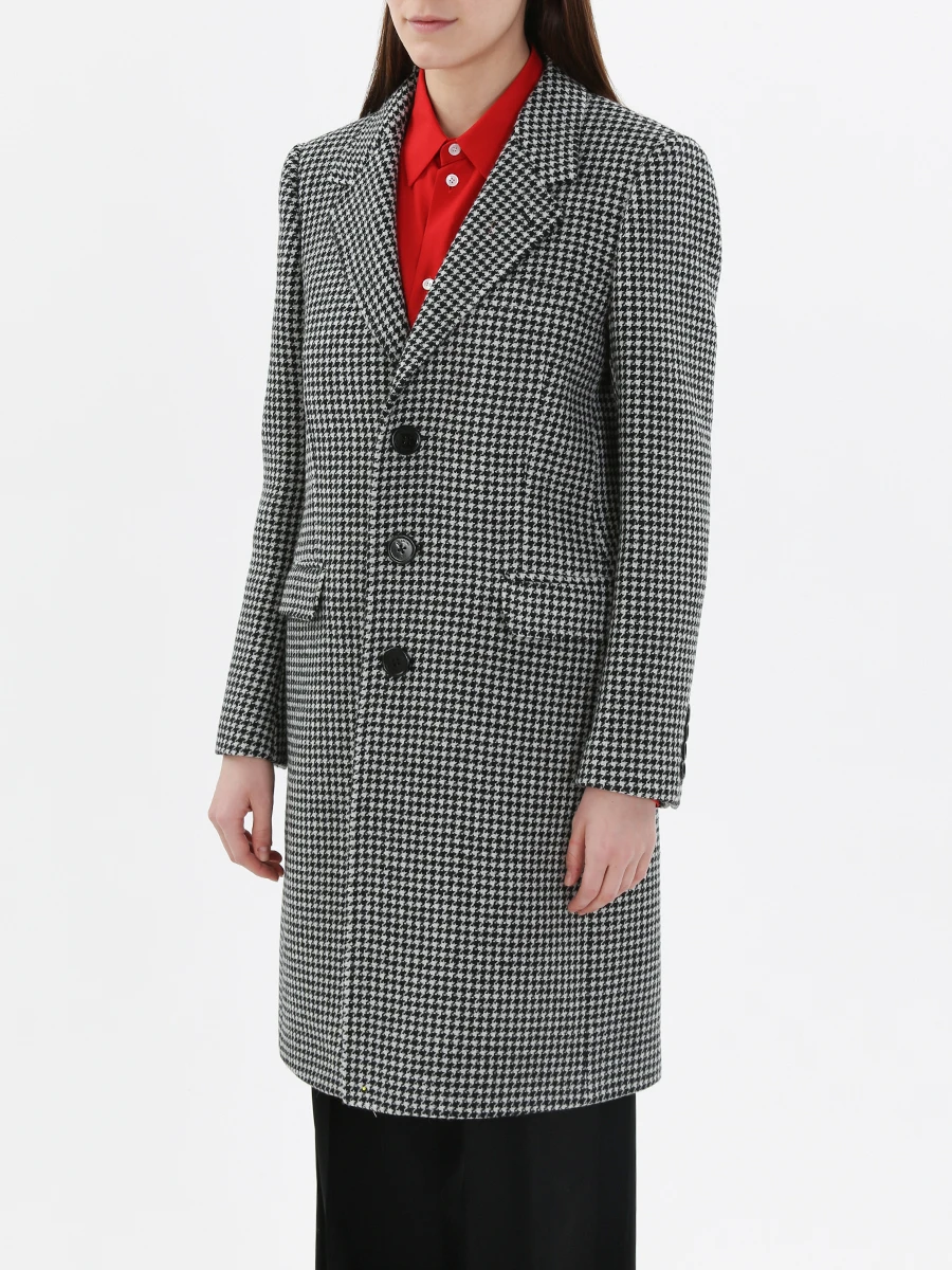 Пальто классическое CELINE 2М070853 38AW Белый  Фото 4