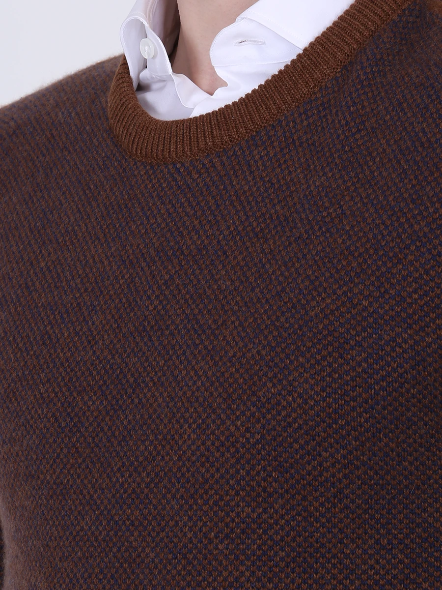 Свитер кашемировый KITON UK11190W19V80000 Бордовый  Фото 5