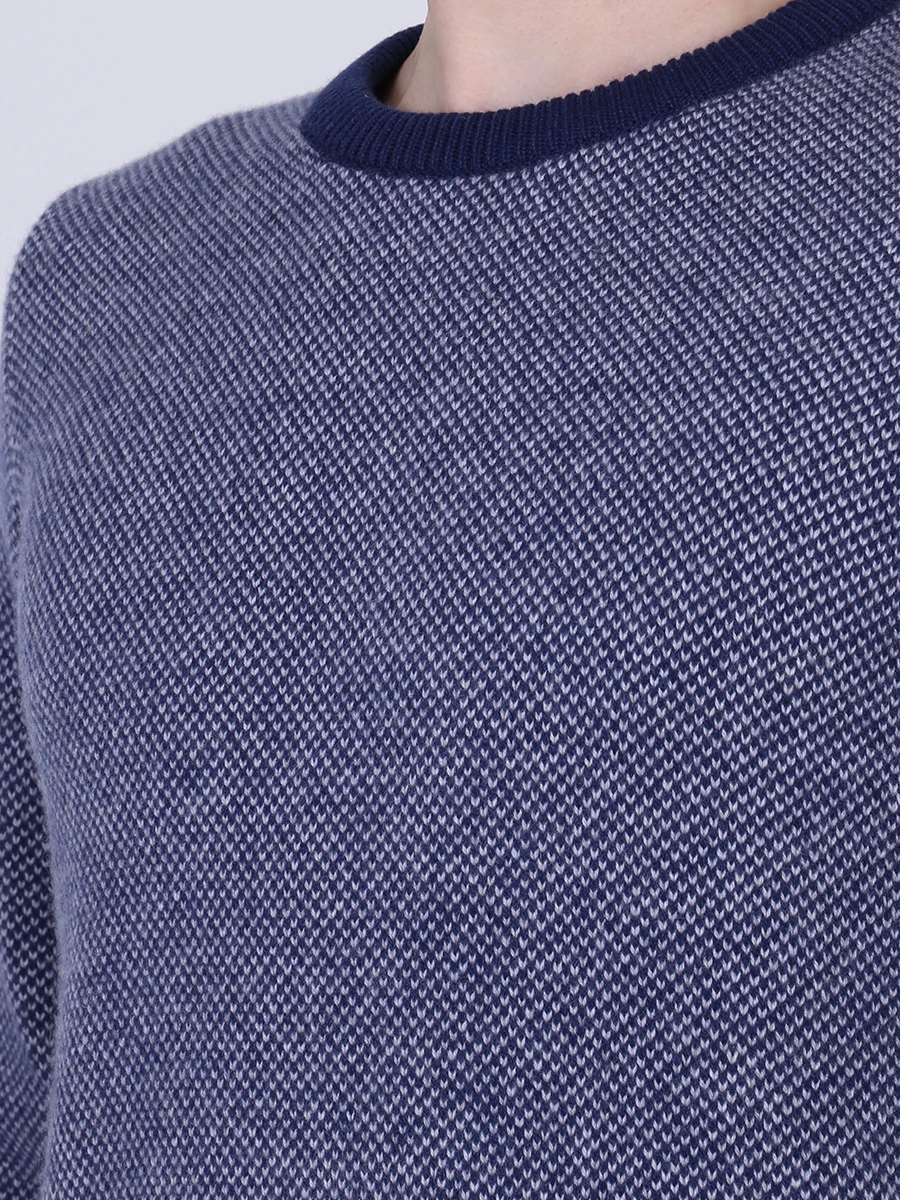 Свитер кашемировый KITON UK11190W19V82000 Синий  Фото 5