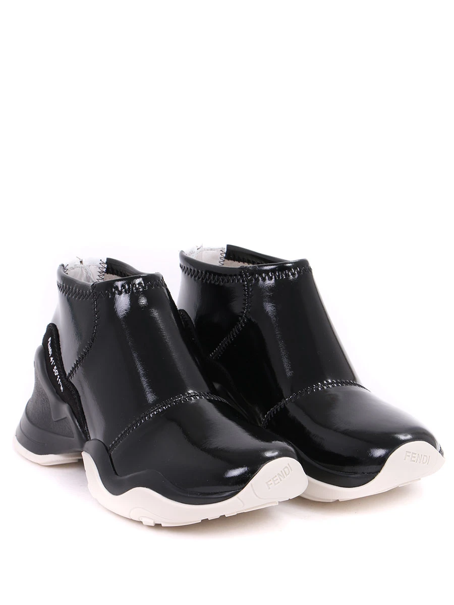 Кроссовки текстильные FENDI 8Е6989 А8Т4 F1879 Черный  Фото 2