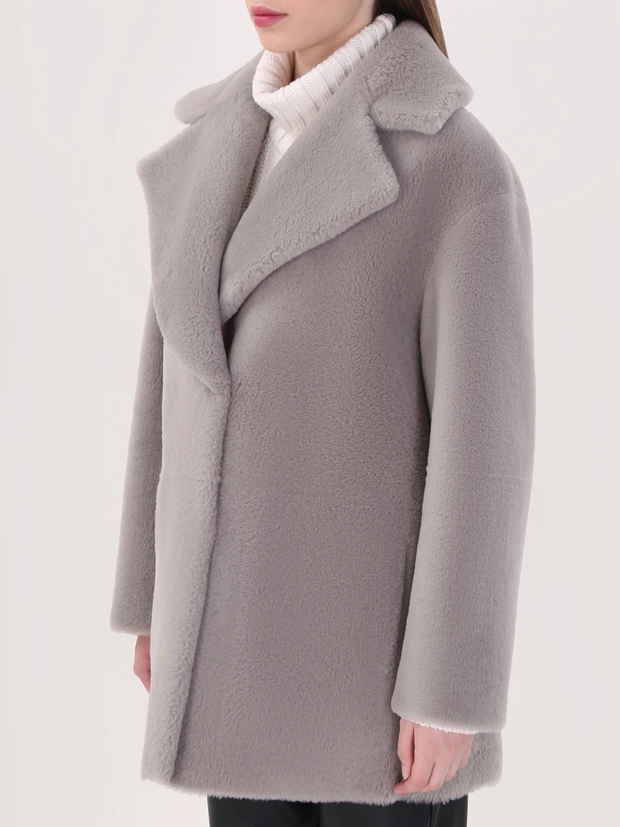 

Полушубок из меха овчины, Полоска, 19003/302Z