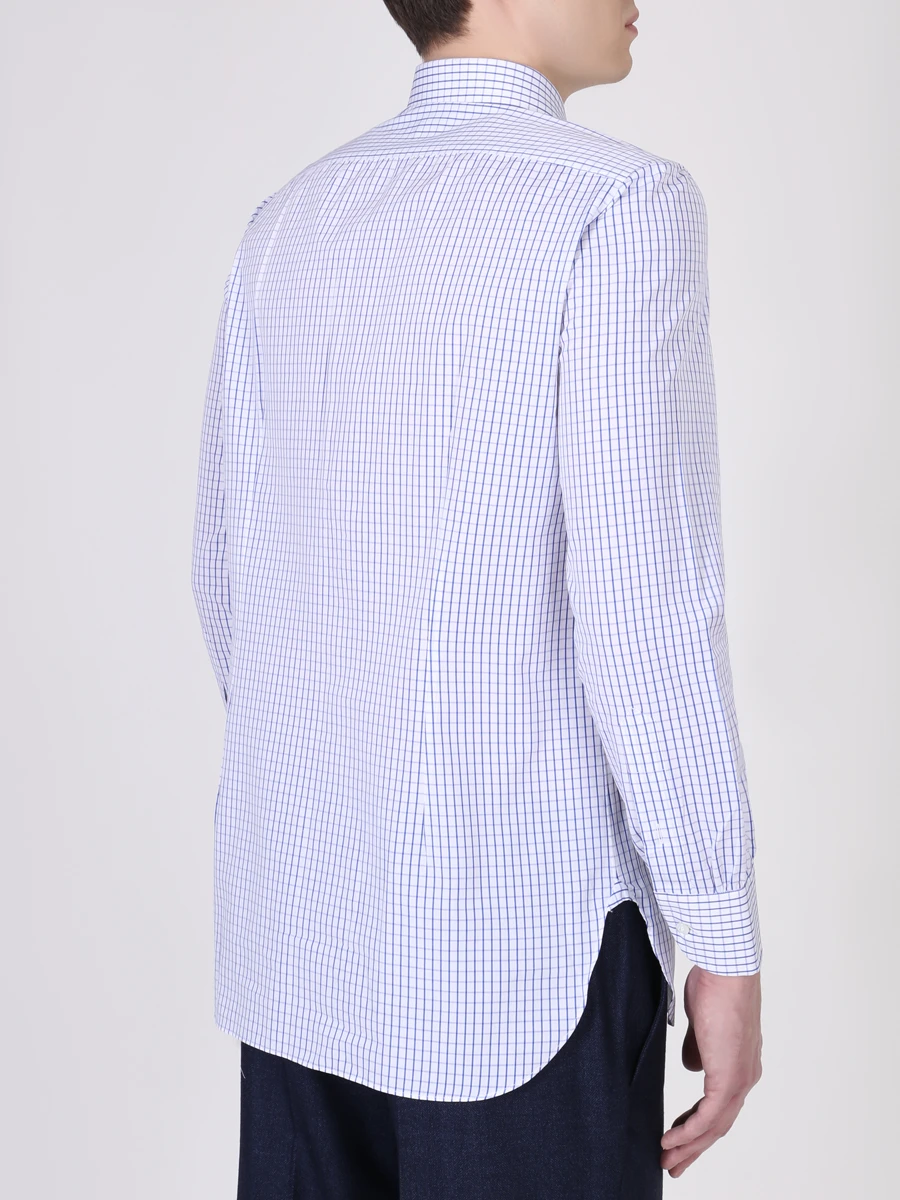 Рубашка в клетку Slim Fit STILE LATINO CMC219W02B18 Белый  Фото 3