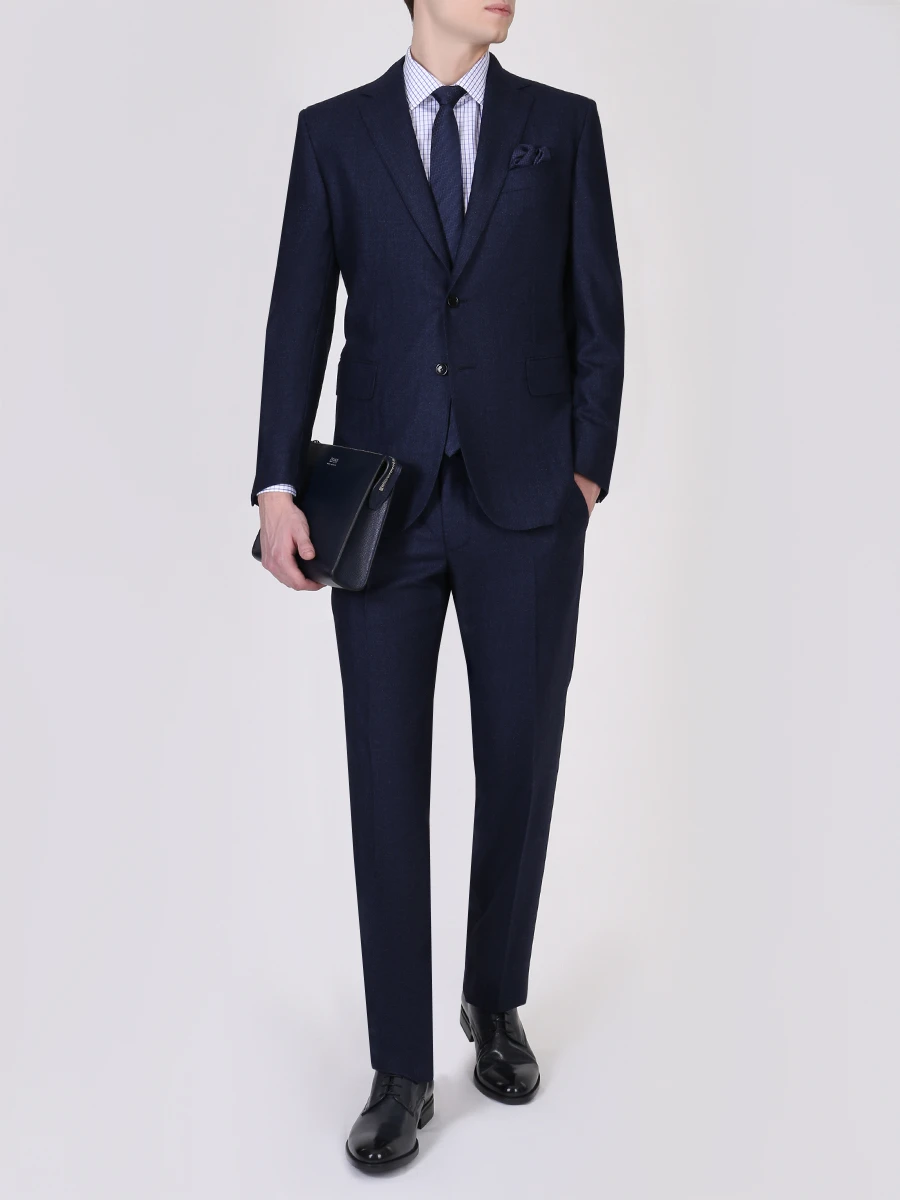 Рубашка в клетку Slim Fit STILE LATINO CMC219W02B18 Белый  Фото 2