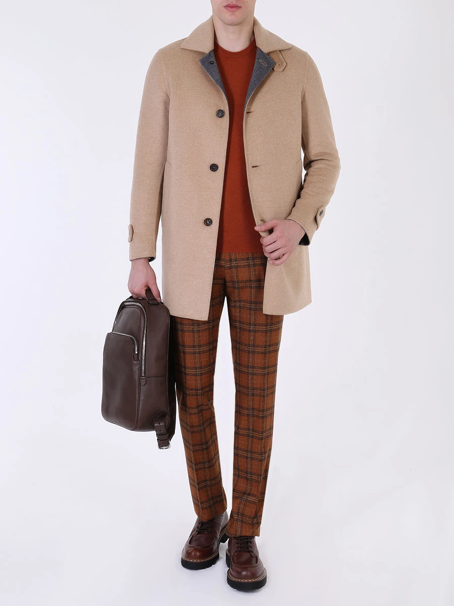 

Пальто кашемировое, Бежевый, UR6005T1U29F2029CABAN