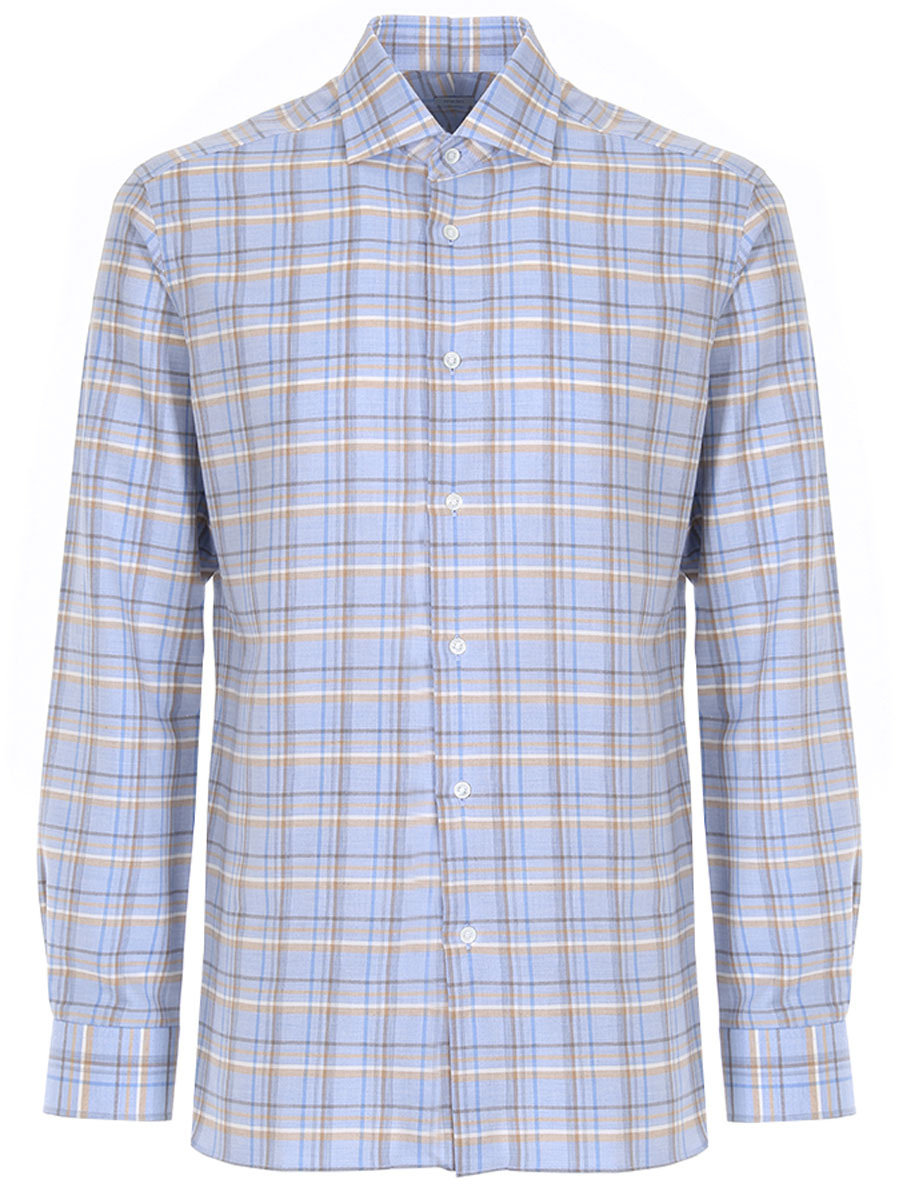 Рубашка regular fit хлопковая MALO