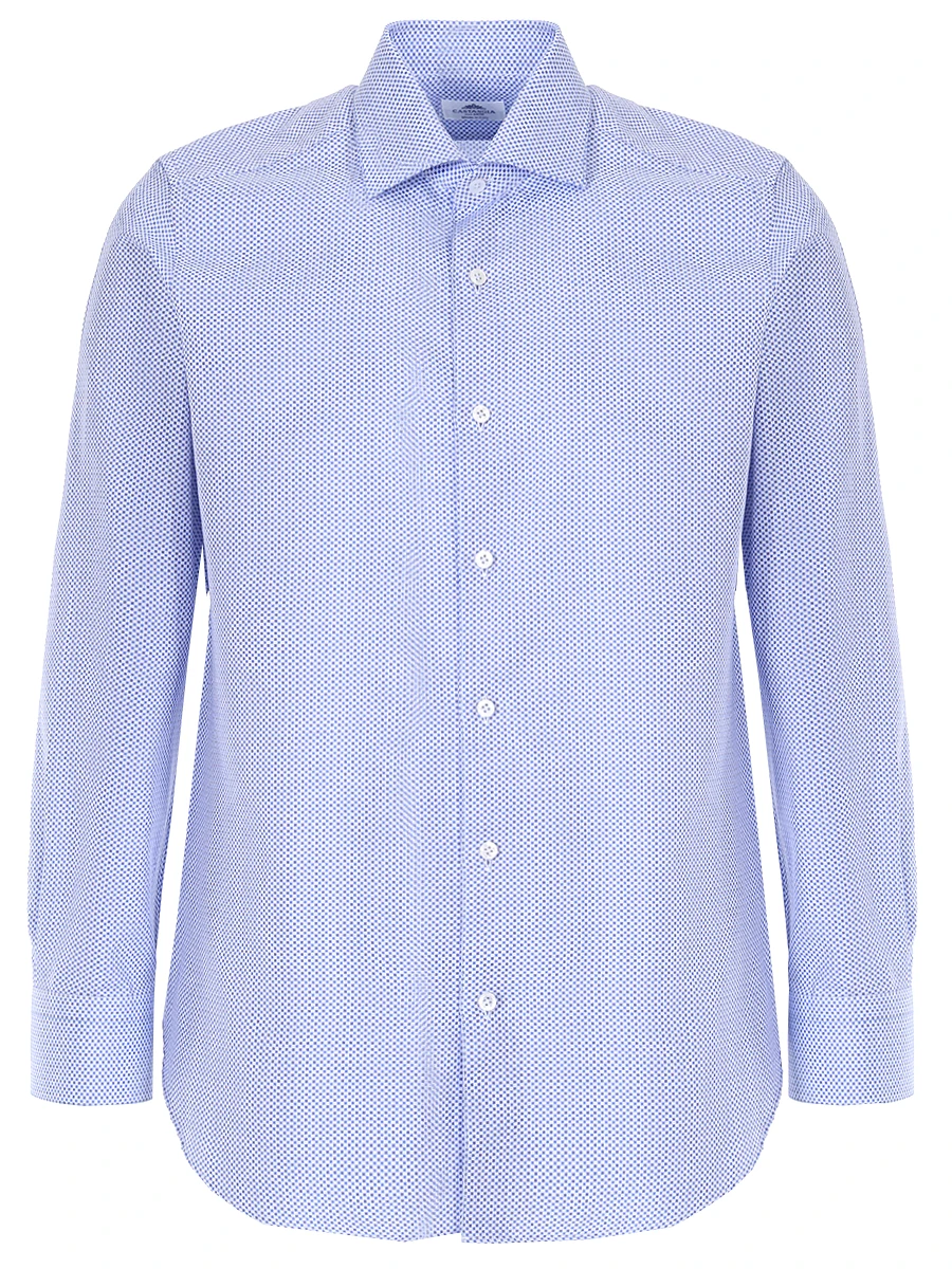 Рубашка Regular Fit с принтом CASTANGIA N-BOR15B 44058 407, размер 50, цвет голубой - фото 1