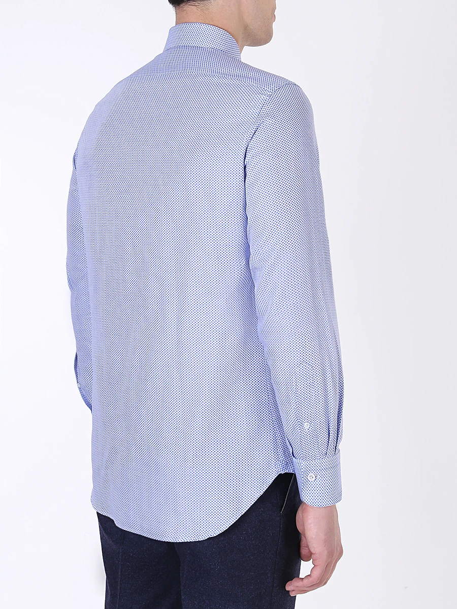 Рубашка Regular Fit с принтом CASTANGIA N-BOR15B 44058 407, размер 50, цвет голубой - фото 3
