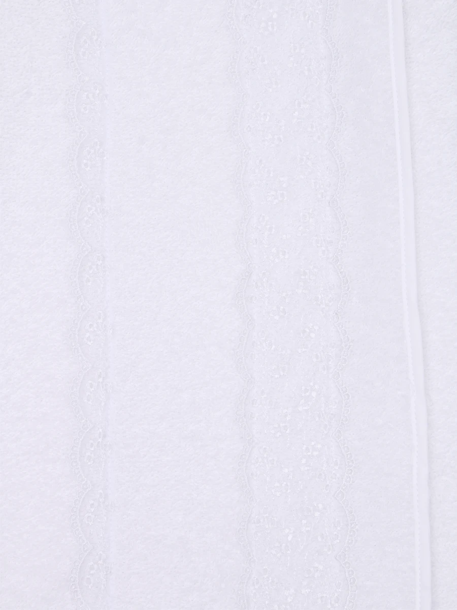 Халат хлопковый с капюшоном LA PERLA 51790, размер 10 лет, цвет белый - фото 3