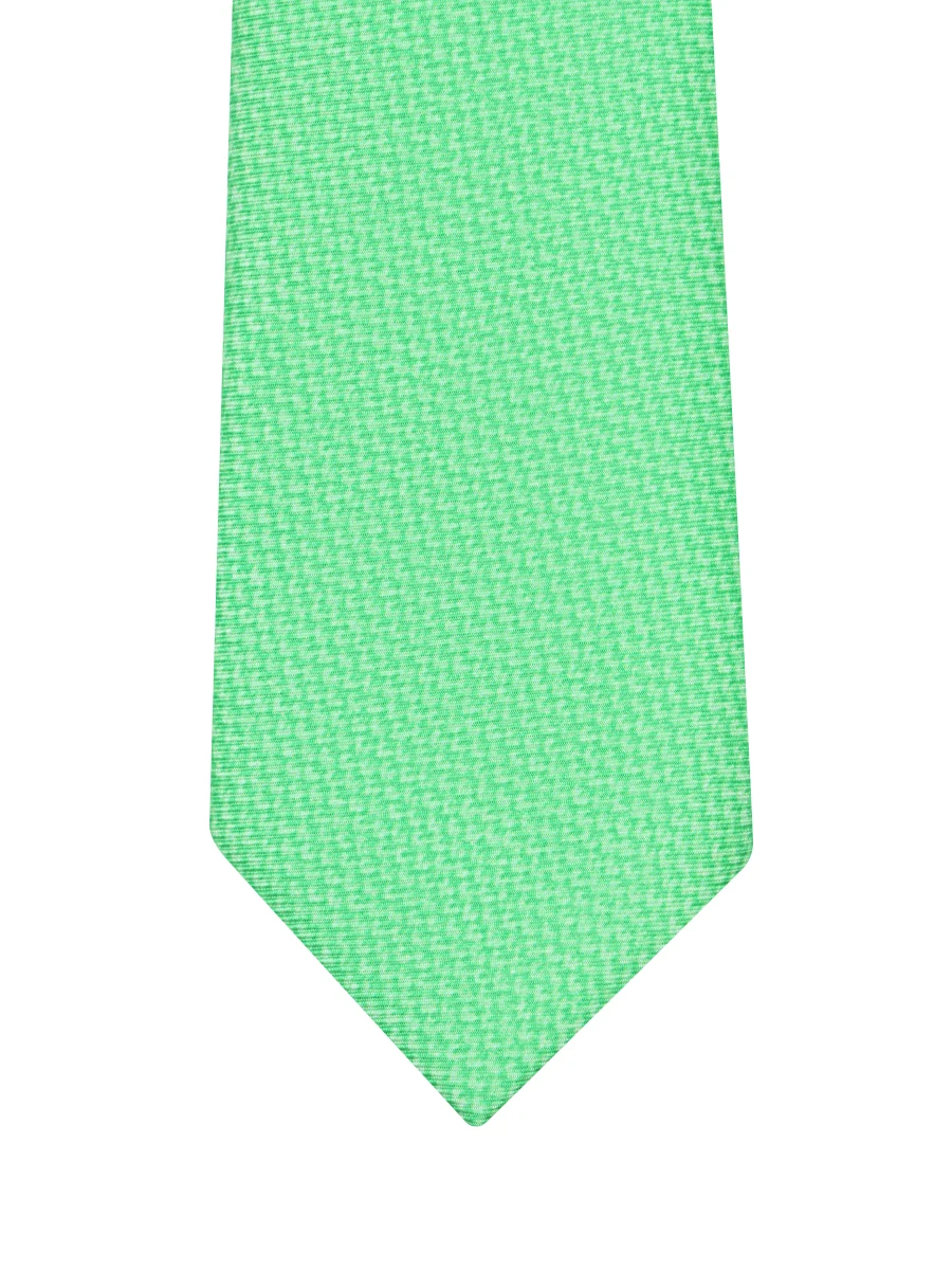 Однотонный галстук из шелка ISAIA CRV007/12 Ультра Зеленый, размер Один размер CRV007/12 Ультра Зеленый - фото 3