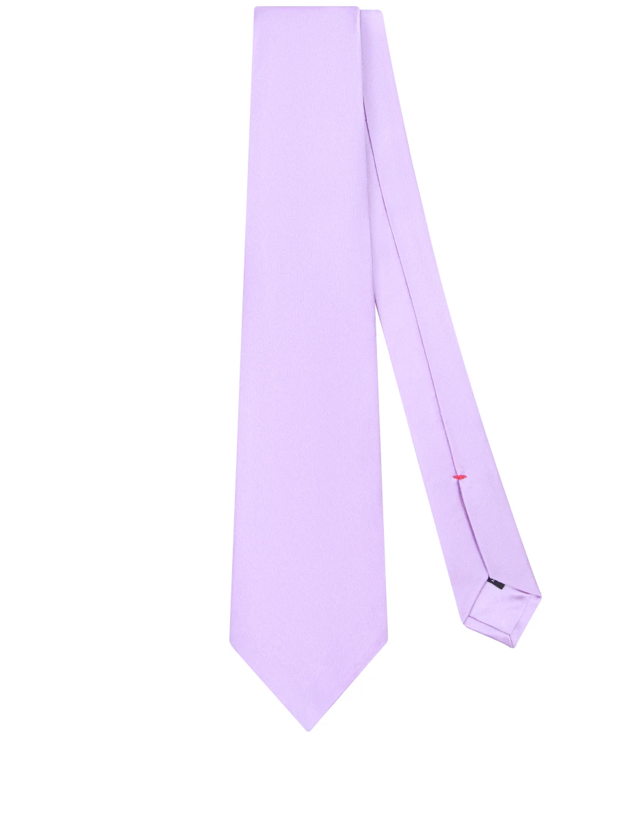 Однотонный галстук из шелка ISAIA CVD0203 CRV007 Сиреневый, размер Один размер - фото 2