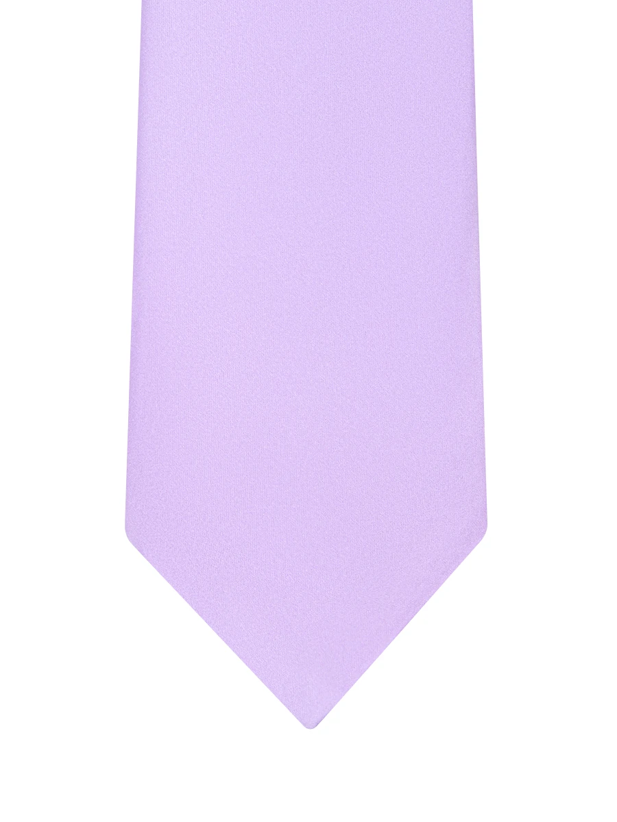 Однотонный галстук из шелка ISAIA CVD0203 CRV007 Сиреневый, размер Один размер - фото 3