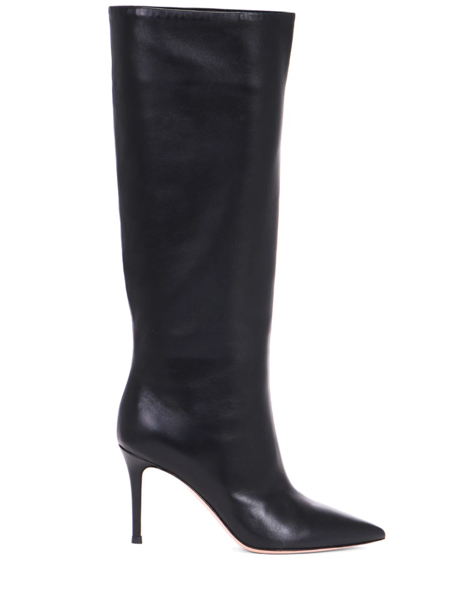 

Сапоги кожаные, Черный, G80667-85RIC-NVI