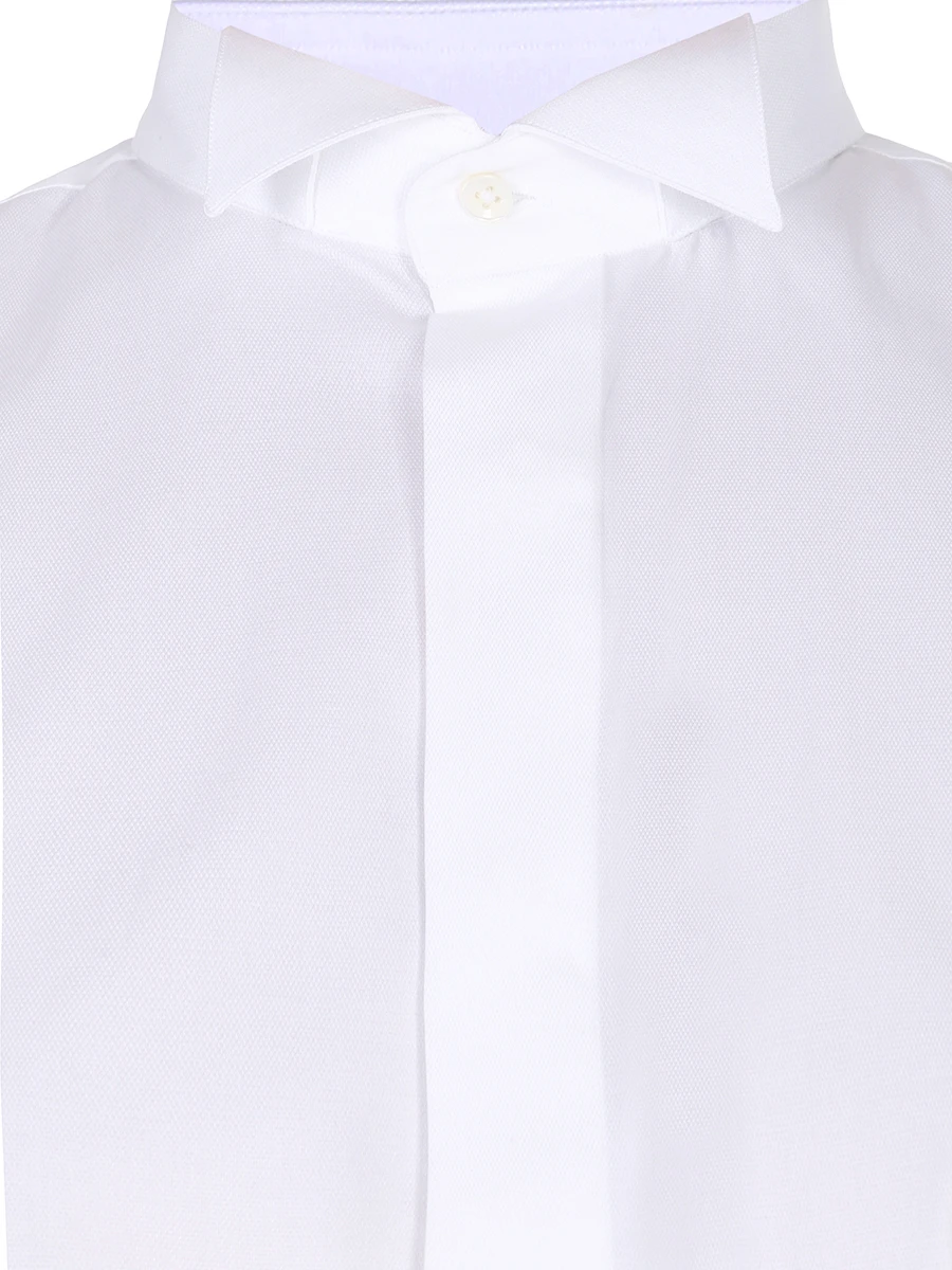 Рубашка regular fit с принтом CANALI Q60108/788, размер 60, цвет белый Q60108/788 - фото 3