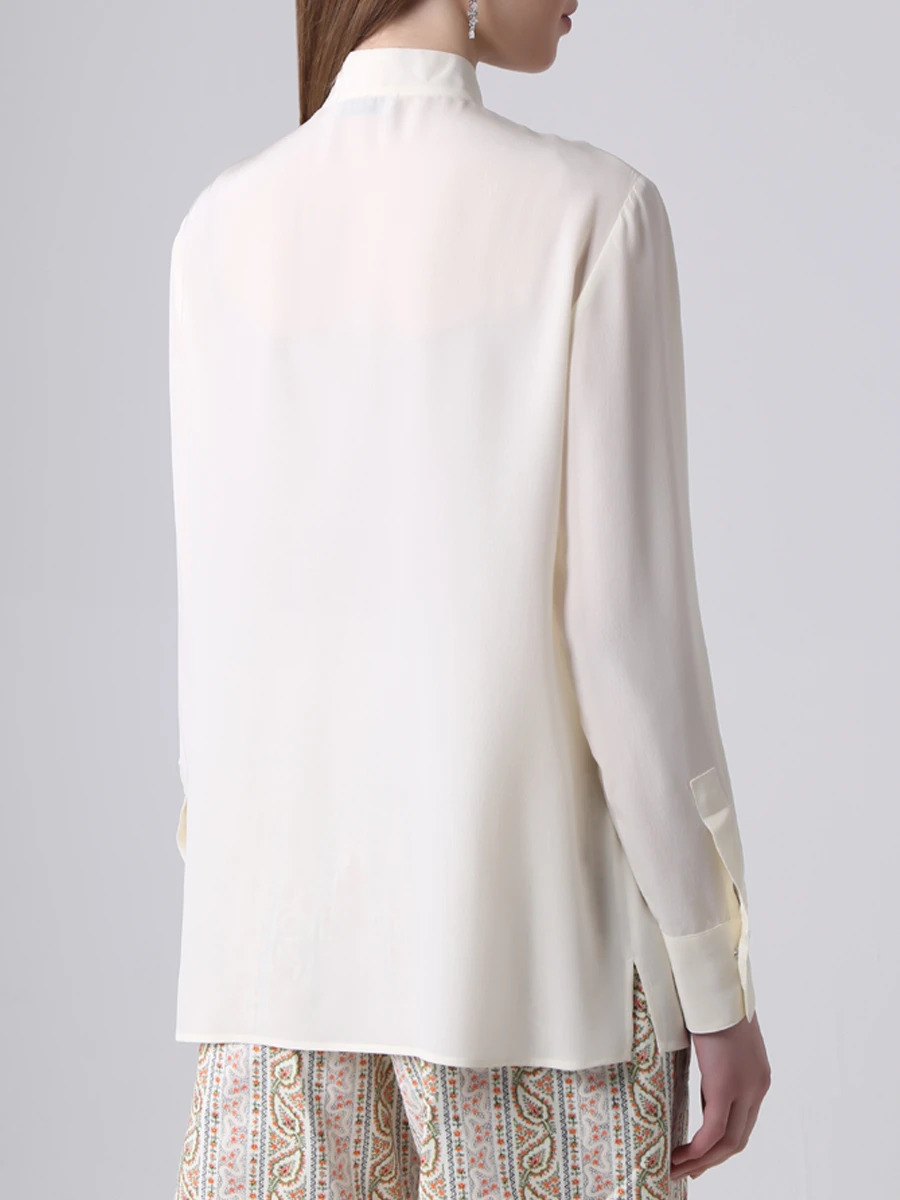 Блуза хлопковая ETRO 13559 8500 0990, размер 42, цвет бежевый - фото 4