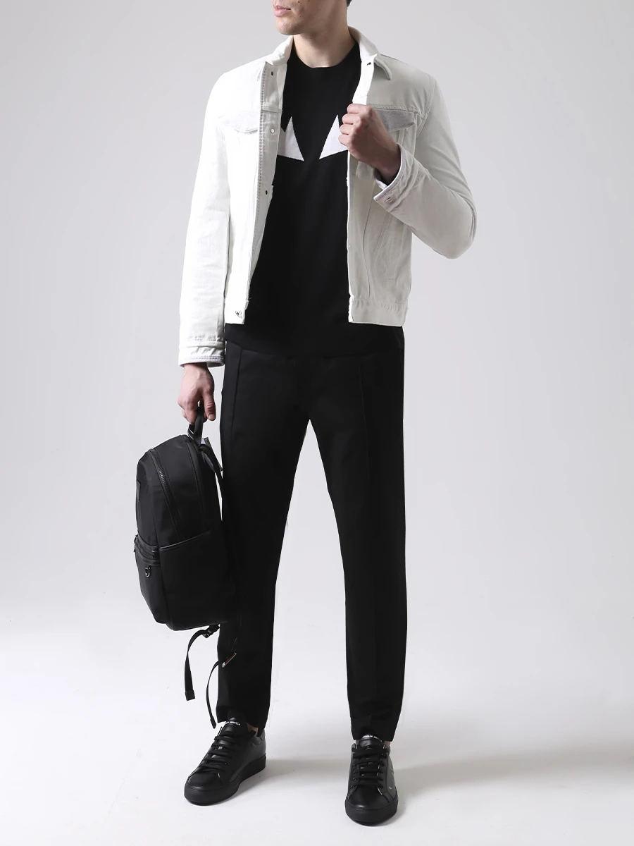 Куртка джинсовая KITON UW0739AV07S9201 Белый  Фото 2