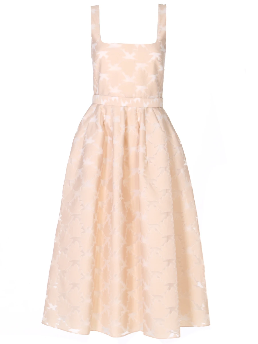 

Платье-миди с принтом, Бежевый, 2DE059/8113.102