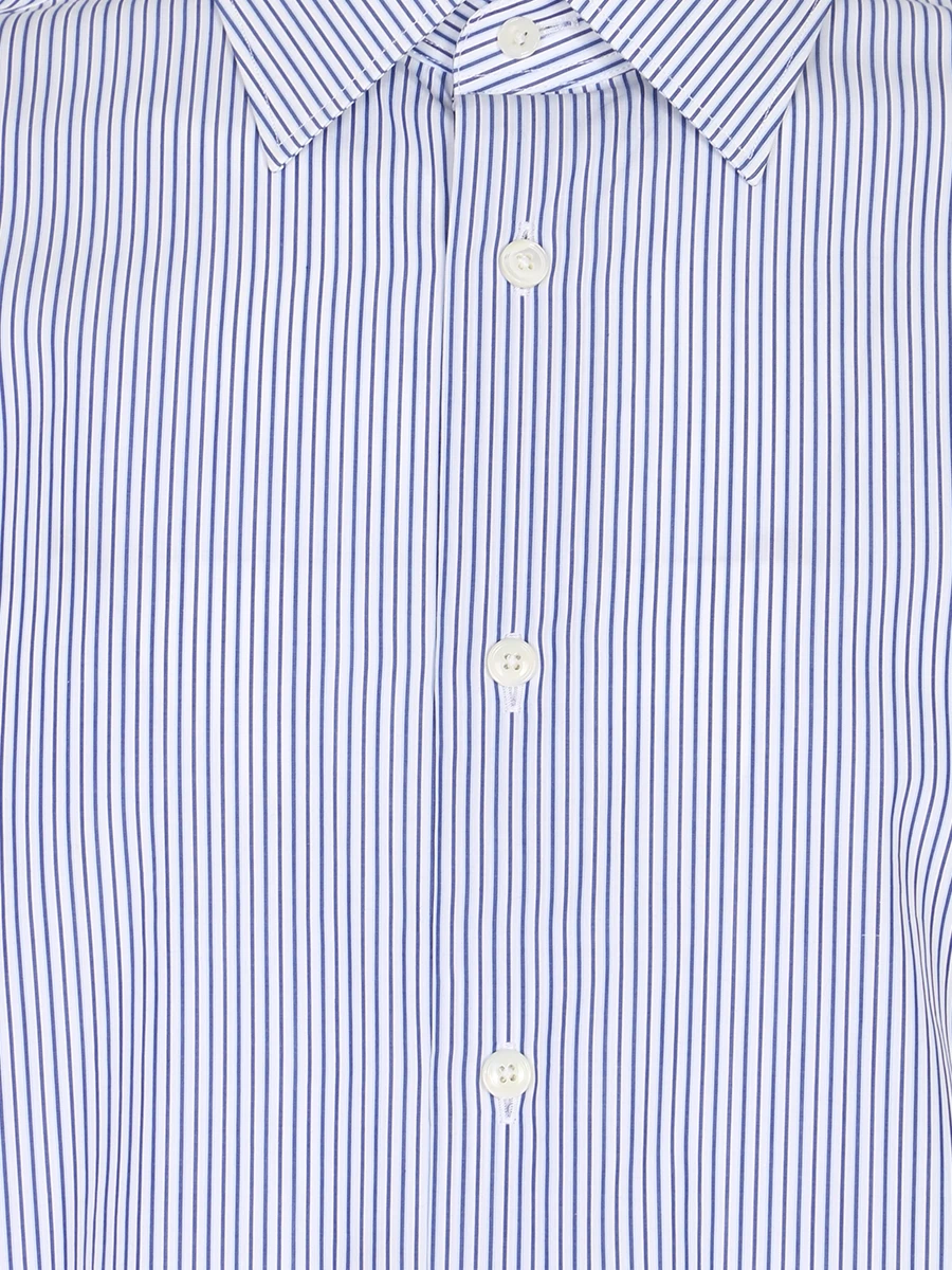 Рубашка Slim Fit в полоску ERMENEGILDO ZEGNA 301612, размер 54, цвет полоска - фото 3