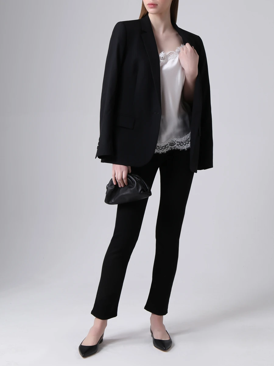 Джинсы slim fit хлопковые VALENTINO PAP ТВ3DD09Q4VW 0NI Деним  Фото 2