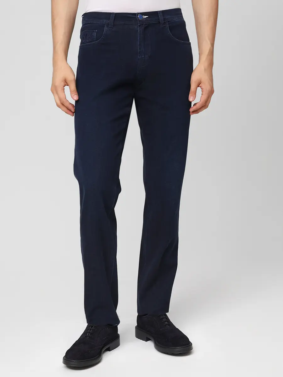 Джинсы Slim Fit хлопковые SCISSOR SCRIPTOR CONSTANTINO T55 W4 Деним  Фото 4