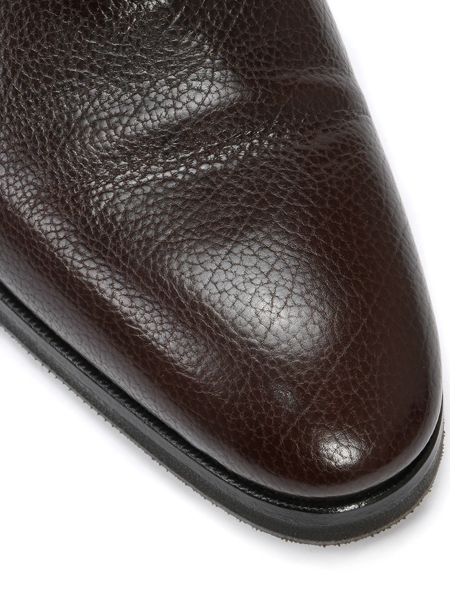 Туфли-оксфорды из кожи ламы ARTIOLI O06P001/ Коричневый, размер 43 O06P001/ Коричневый - фото 5