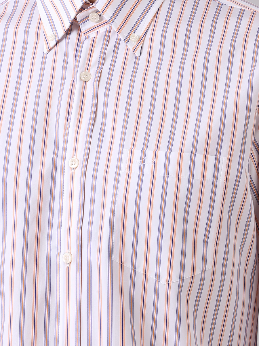 Рубашка в полоску regular fit PAUL & SHARK P20P3060/074, размер 52, цвет белый P20P3060/074 - фото 5
