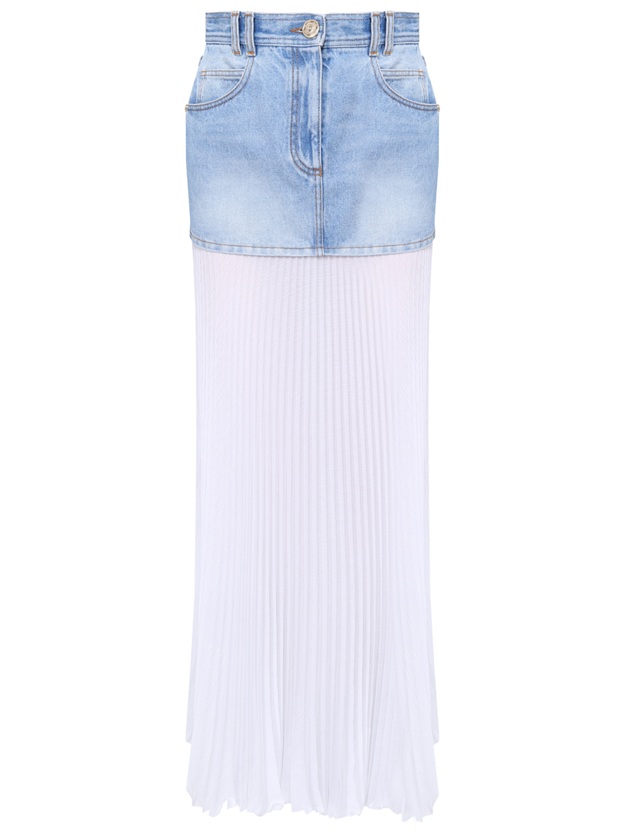 Юбка-макси комбинированная BALMAIN