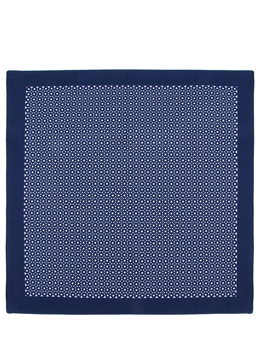 Платок-паше из хлопка с принтом BOSS 50386652/474/ Голубой, размер Один размер